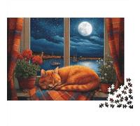 Adorable Cat Jigsaw Puzzle A Highly Creative Game That Is Cool And Fun with A High Level of Difficulty Suitable for Family Entertainment 1000pcs (75x50cm)