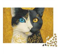 Adorable Cat Jigsaw Puzzle Extremely Difficult, Very Hard to Complete Suitable for Adults 300pcs (40x28cm)