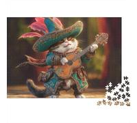 Adorable Cat Jigsaw Puzzle Extremely Difficult, Very Hard to Complete Suitable for Adults 300pcs (40x28cm)