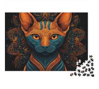Adorable Cat Jigsaw Puzzle Extremely Difficult, Very Hard to Complete Suitable for Adults 500pcs (52x38cm)