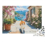Adorable Cat Jigsaw Puzzle Fun Educational Game Suitable for All The Family High Difficulty But Not Boring 500pcs (52x38cm)