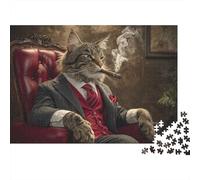 Adorable Cat Jigsaw Puzzle Suitable for Family Entertainment Suitable As A Gift Highly Challenging Interesting 1000pcs (75x50cm)