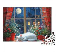 Adorable Cat Jigsaw Puzzles A Brain-teasing Game Designed for Teenagers And Adults Cool And Fun Super Challenging 500pcs (52x38cm)