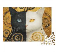 Adorable Cat Jigsaw Puzzles A Brain-teasing Game Designed for Teenagers And Adults Cool And Fun Super Challenging 500pcs (52x38cm)