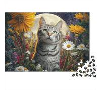 Adorable Cat Jigsaw Puzzles A Brain-teasing Game Designed for Teenagers And Adults Cool And Fun Super Challenging 300pcs (40x28cm)
