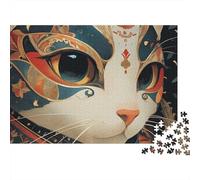 Adorable Cat Jigsaw Puzzles A Brain-teasing Game Designed for Teenagers And Adults Cool And Fun Super Challenging 300pcs (40x28cm)