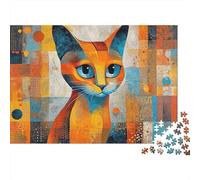 Adorable Cat Jigsaw Puzzles Extremely Challenging Perfect for Passing The Time Strengthen Bonds Suitable for All Ages 500pcs (52x38cm)