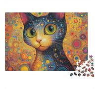 Adorable Cat Jigsaw Puzzles Extremely Challenging Suitable for All Ages And Genders Strengthens Bonds Passes The Time 500pcs (52x38cm)