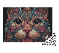 Adorable Cat Jigsaw Puzzles Highly Challenging Great Fun The Perfect Way to Pass The Time Decorative Puzzle Pieces 1000pcs (75x50cm)