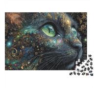 Adorable Cat Jigsaw Puzzles Highly Challenging Great Fun The Perfect Way to Pass The Time Decorative Puzzle Pieces 300pcs (40x28cm)
