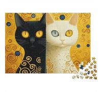 Adorable Cat Jigsaw Puzzles Highly Challenging Great Fun The Perfect Way to Pass The Time Decorative Puzzle Pieces 500pcs (52x38cm)