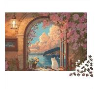 Adorable Cat Jigsaw Puzzles Suitable for Teenagers And Adults Cool And Fun Extremely Challenging 500pcs (52x38cm)
