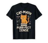 Adorable Cat Math Design for Pet Lovers and Nerds T-Shirt