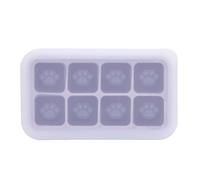 Adorable Cat Paw Silicone Ice Maker Mold, Compact 27ml Ice Tray, Easy Fill Freeze Release for Various Drinks and Desserts with Multifunctional Ice Maker Tray for Jelly Food