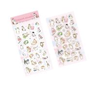 Adorable Cats Face Shaped Sticker Variety Pack Paper Texture Suitable for Crafting Bullets Journal Decoration Safe Cats Sticker Sheets