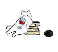 Adorable Cats Shape Lapel Pin Stylish Brooch for Clothes and Bagsfor Friend and Festival Jewelry
