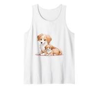 Adorable Cavalier King Charles Spaniel Dog Puppy Tank Top