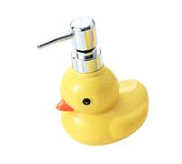 Adorable Ceramic Duck Bottles Foaming Soap Dispensers For Lotion Soap Shampoo Travel Friendly & Easy To Carry Cartoon Duck Bottle