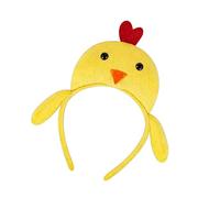 Adorable Chicken Hairband for Kids Soft Elastic Headband Funny Cosplay Headgear Perfect for Parties and Daily Wear Headdress