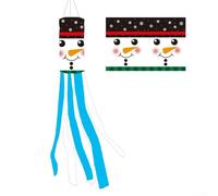 Adorable Christmas Snowman Windsock Banner, Make Your Front Yard Stand Out This Winter Season