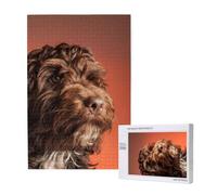 Adorable Cockapoo Dog,1000 Pieces Wooden Jigsaw Family Game Jigsaw Puzzles for Adults Teens