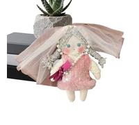 Adorable Comfort Doll, Poseable Soft Figure Companion, Lightweight Body with Bendable Joints, Decorative Plush Character Toy Set, Cute Figure with Charming Look, Party Present for Children