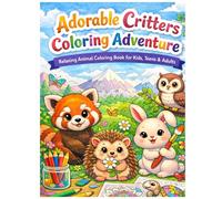 Adorable Critters Coloring Adventure: Fun and Creative Designs of Cute Animals for All Ages