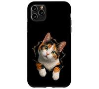 Adorable Curious Calico Cat Artwork Calico Cat Owners Case for iPhone 11 Pro Max
