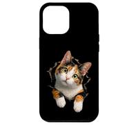 Adorable Curious Calico Cat Artwork Calico Cat Owners Case for iPhone 12 Pro Max