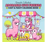 Adorable Cute Friends Cozy & Fuzzy Coloring Book: Bold & Easy: 50 Comfy Designs Featuring Iconic Scenes and Animal Characters for Kids and Adults (Besties Buddies coloring books series)