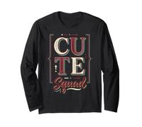Adorable Cute Squad Friends Group Matching Team Apparel Long Sleeve T-Shirt