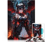 Adorable Demon Unleashes1000 Piece Adult Puzzles Stress Reliever Staycation Kill time is ideal as gifts for the whole family 38x26cm