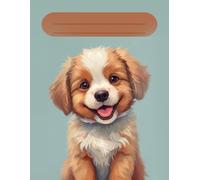 Adorable Dog Lover's Lined Journal: A Cute 8.5 x 11 Writing Notebook with Tiny Dog and Paw Print Illustrations on Every Page. Perfect for Dog Mom Gifts, Pet Tracking Log, or a Simple Diary. (60 Pages)