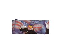 Adorable Eagle with USA Flag Print Baby Bow Headband â€“ Stretchy for Newborns, Infants & Toddlers â€“ Perfect Full Moon Gift
