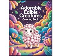 Adorable Edible Creatures Coloring Book: Cute Fantasy Food Characters and Sweet Treat Creatures for Kids, Teens, and Young Adults (Sweet Fantasia Worlds Coloring Collection)