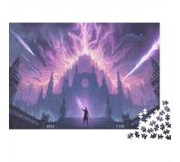 Adorable Fairy Tale Castle Puzzles 1000 Piece Puzzle Challenge Toy Adults And over 12 Years Old Puzzle Game Family Fun Jigsaws Puzzles Home Decoration Gift 70x50cm/1000pcs