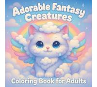 Adorable Fantasy Creatures Coloring Book for Adults: Kawaii Creature Companions from Magical Worlds
