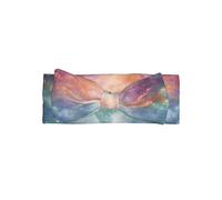 Adorable Fantasy Paradise Space Print Baby Bow Headband â€“ Cute Delicate Hairband â€“ Soft Stretchy Princess Headbands