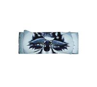 Adorable Fierce wolf head Print Baby Bow Headband â€“ Cute Delicate Hairband â€“ Soft Stretchy Princess Headbands