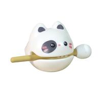 Adorable Fish Drum Zen Block Calming Resin Percussion Instrument for Meditation, Stress Relief, and Office Decor Mini Animal Figurine Toy (B)