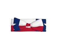 Adorable Flag of Texas Print Baby Bow Headband â€“ Soft, Stretchy, and Skin-Friendly for Newborns and Toddlers