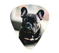 Adorable French Bulldog Print 12 Pieces Guitar Picks For Guitars And Ukulele, Unique Guitar Present