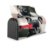 Adorable French Bulldog Print Decorative Waterproof Mailbox Cover Magnetic Mailbox Wraps Cute Festive Home Decor