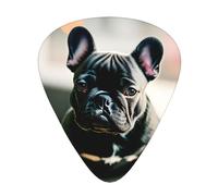 Adorable French Bulldog print Guitar Picks 12 Pack Assorted Thickness for Guitar,ukulele,0.46/0.71/0.96mm