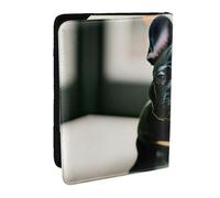 Adorable French Bulldog Print Passport Holder Cover Wallet Passport Cover, Passport Wallet Case for Cards and Documents