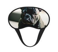 Adorable French Bulldog Sleeping Mask for Adults Blackout, Comfortable Eye Mask Blocking Light for Travel, Yoga