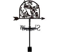 Adorable Frog Animal Weather Vane ，A Lively Garden Art Piece That Turns With The Wind, Bringing Life And Whimsy To Your Rooftop Backyard, Porch, Or Balcony