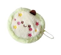 Adorable Fuzzy Fruit Coin Organizers and Pouches Featuring Lanyard for Easy Carry Portable Daily Use Solution Multifunctional Coin Organizers