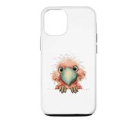 Adorable Galah Cockatoo Peeking Bird Design Case for iPhone 12/12 Pro
