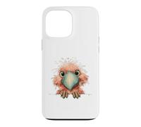 Adorable Galah Cockatoo Peeking Bird Design Case for iPhone 13 Pro Max